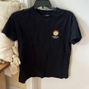 Women’s Bershka Short Sleeve Crew neck Graphic Tee